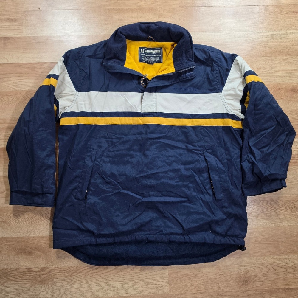 Vintage Y2K American Eagle AE Performance Jacket Mens Medium Colorblock Gorpcore